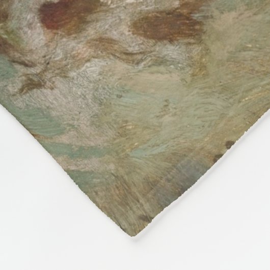 Maud (Elegant Vrouw Portrait) Fleece Deken (Hoek)