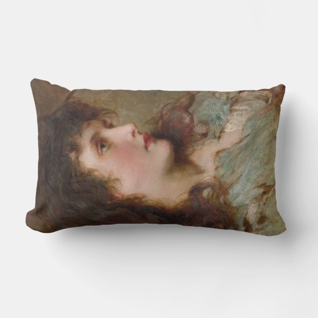 Maud (Elegant Vrouw Portrait) Kussen (Voorkant)