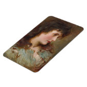 Maud (Elegante Vrouwportret) Magneet (Linkerzijde)