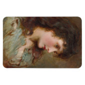 Maud (Elegante Vrouwportret) Magneet (Horizontaal)