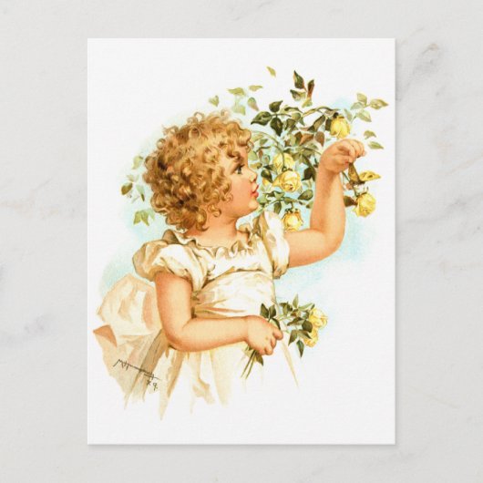 Maud Humphrey: Engels kind Briefkaart (Voorkant)