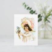 Maud Humphrey: Frans kind Briefkaart (Staand voorkant)