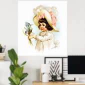 Maud Humphrey: Frans kind Poster (Thuiskantoor)