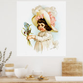 Maud Humphrey: Frans kind Poster (Keuken)