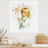 Maud Humphrey: Leermeisje onder de boomgaard Poster (Keuken)