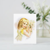 Maud Humphrey: Summer Girl met Daisies Briefkaart (Staand voorkant)
