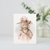 Maud Humphrey's Autumn Girl Briefkaart (Staand voorkant)