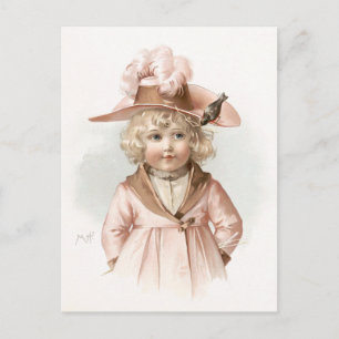 Maud Humphrey's Autumn Girl Briefkaart