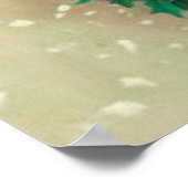 Maud Humphrey's Winter Girl met hond Poster (Hoek)