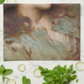 Maud (prachtig Vrouw portret) Theedoek (Gevouwen)