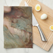 Maud (prachtig Vrouw portret) Theedoek (Quarter Fold)