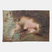 Maud (prachtig Vrouw portret) Theedoek (Horizontaal)