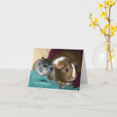 Maude en Wink Note Kaart (Gele Bloem)