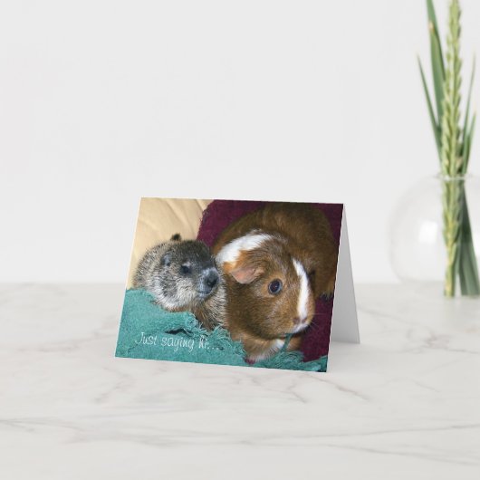 Maude en Wink Note Kaart (Voorkant)