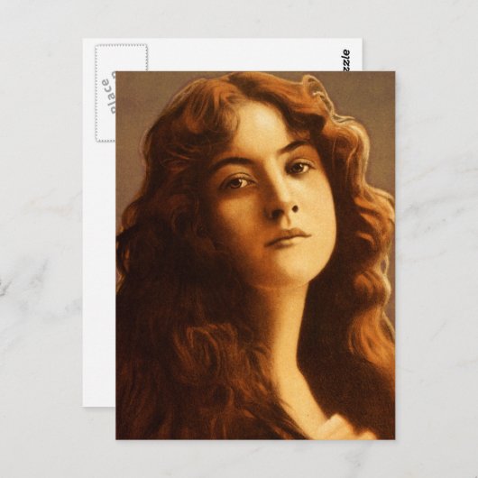 Maude Fealy Briefkaart (Voorkant / Achterkant)