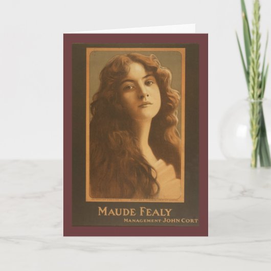 Maude Fealy  Poster Kaart (Voorkant)