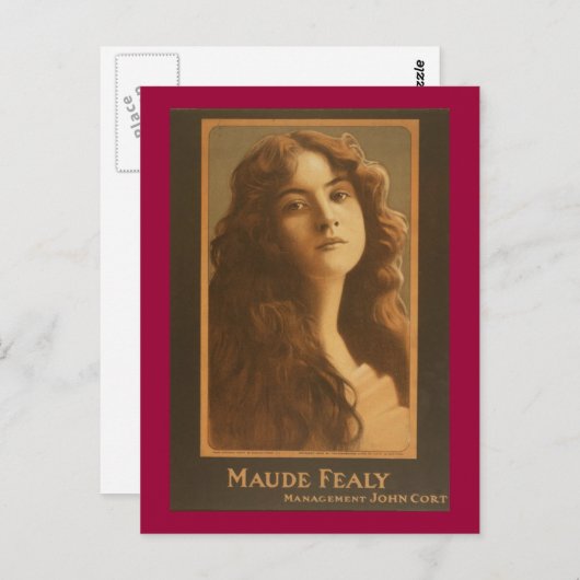 Maude Fealy Theater Poster Briefkaart (Voorkant / Achterkant)
