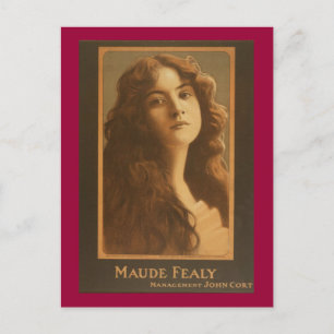 Maude Fealy  Theater Poster Briefkaart