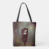 Maude Gothic Illustration Tote Bag (Achterkant)