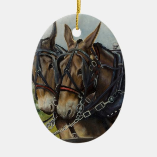 Maude & Maddie Keramisch Ornament (Voorkant)
