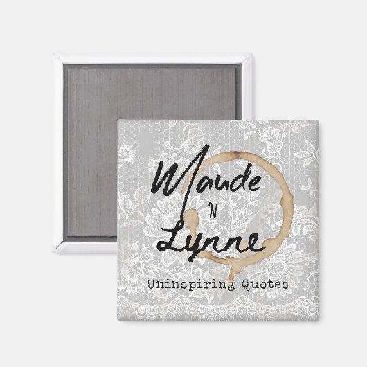 Maude N Lynne logo magneet (Voorkant / Achterkant)
