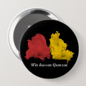 Mauerfall - Wir hassen Grenzen Ronde Button 4,0 Cm (Voorkant /achterkant)