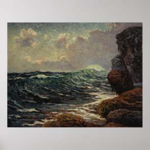 Maufra - Het stijgende tij in Port-Blanc Poster