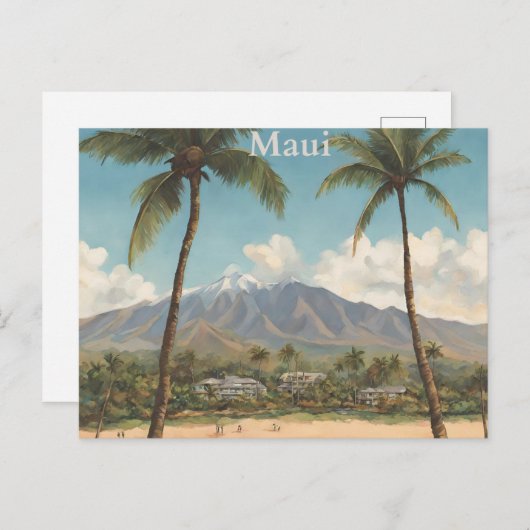 Maui (1) briefkaart (Voorkant / Achterkant)
