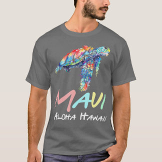 Maui Aloha Hawaii Zee Turtles Scuba Diving Hawaii T-shirt
