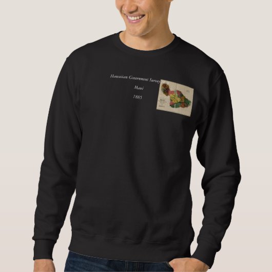 Maui -  Antiquarian Hawaii Survey Map, 1885 Trui (Voorkant)