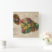 Maui -  Antiquarian Hawaii Survey Map, 1885 Vierkante Klok (Huis)