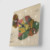 Maui -  Antiquarian Hawaii Survey Map, 1885 Vierkante Klok (Hoek)