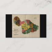 Maui -  Antiquarian Hawaii Survey Map, 1885 Visitekaartje (Achterkant)