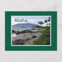 MAUI BEACH BIJ DUSK/ALOHA