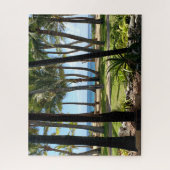 Maui Beach Hawaii Palm Trees Legpuzzel (Verticaal)