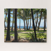 Maui Beach Hawaii Palm Trees Legpuzzel (Horizontaal)