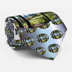 Maui Beach Hawaii Palm Trees Stropdas