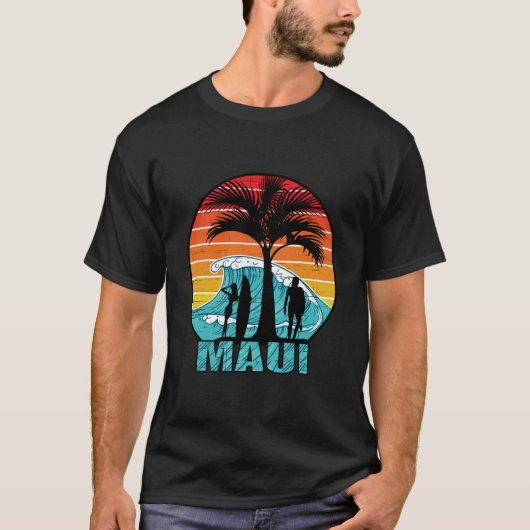 Maui Beach Hawaii T-shirt (Voorkant)