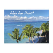 Maui Beach met Ocean en Palms