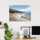 Maui Beach Poster (Thuiskantoor)