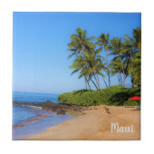 Maui Beach Umbrella Tegeltje (Voorkant)