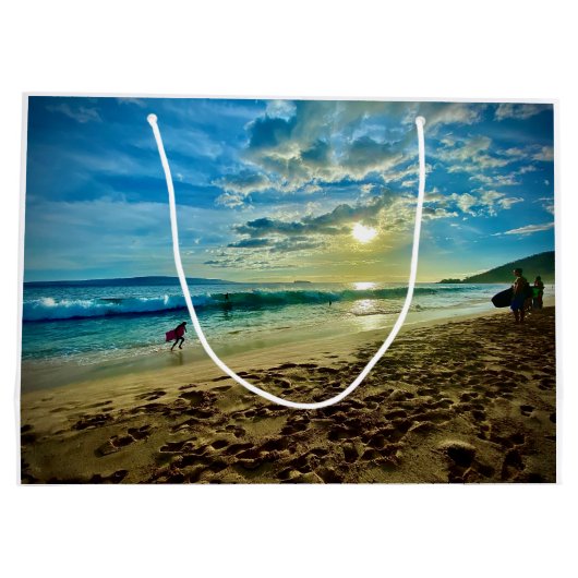 Maui Big Beach Gift Bag Groot Cadeauzakje (Achterkant)