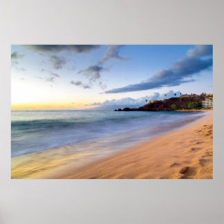Maui Black Rock Beach Poster