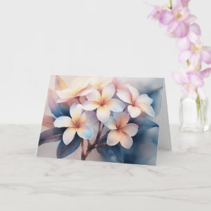 Maui Blush Plumeria Wenskaart Kaart