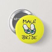 Maui Bride Ronde Button 5,7 Cm (Voorkant /achterkant)