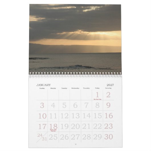 Maui Calendar! Kalender (Jan 2027)