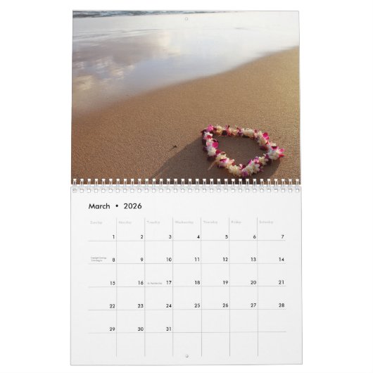 Maui Calendar Kalender (Mar 2026)