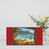 Maui Cats Christmas Kaart (Staand voorkant)