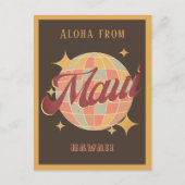 Maui City Hawaii USA retro  Briefkaart (Voorkant)
