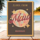 Maui City Hawaii USA retro  Briefkaart